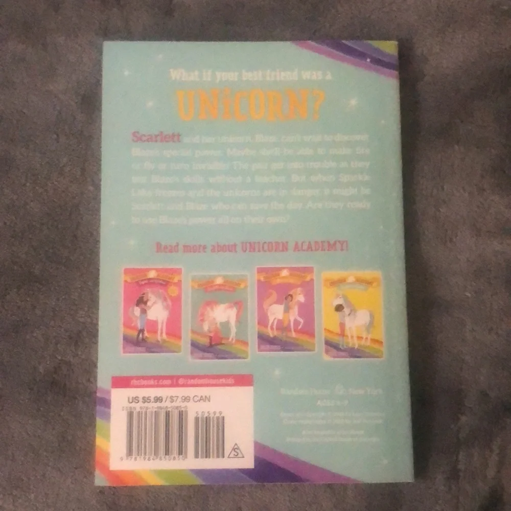 “Unicorn Academy” Books - Picture 3 of 7